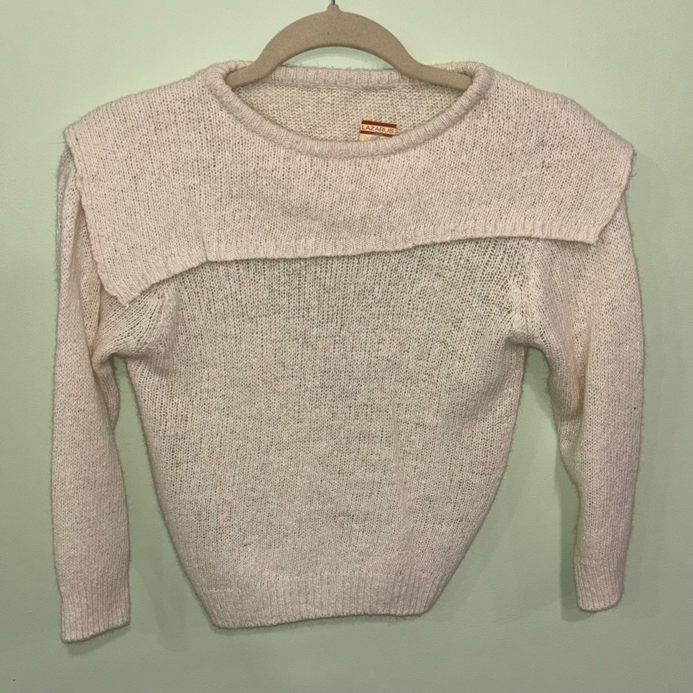 VTG NWT Celebration Silk Angora Sweater Cutout Long Sleeve Women’s Sz M